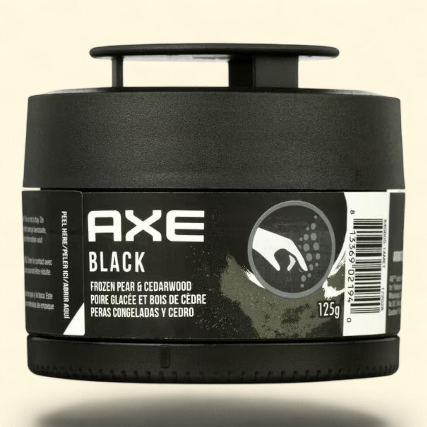 AXE Car Air Freshener, Gel Can, Black Scent, 1 Pack