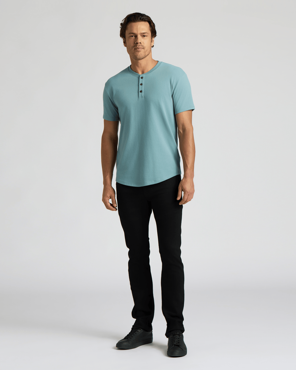 Citadel Heavyweight Curved Hem Henley