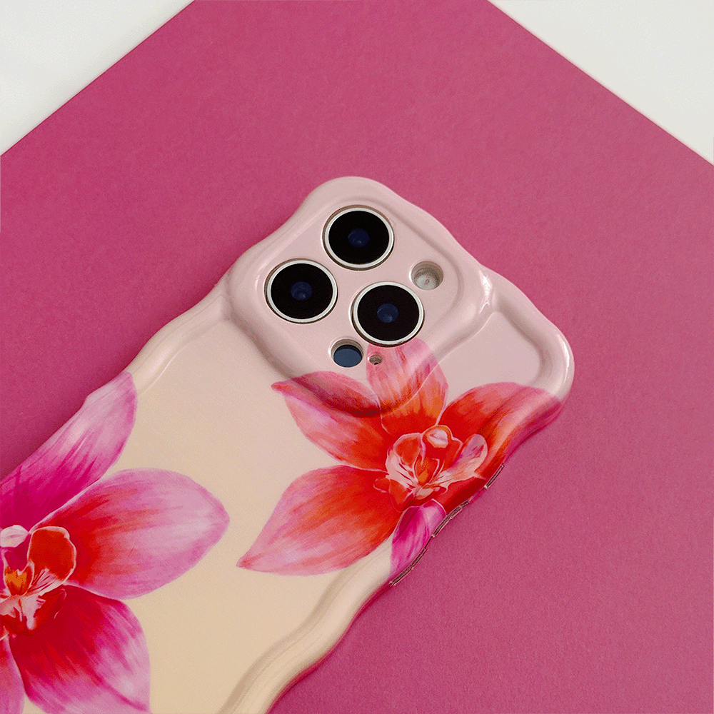 Wavy Phone Case - Orchid Sunset