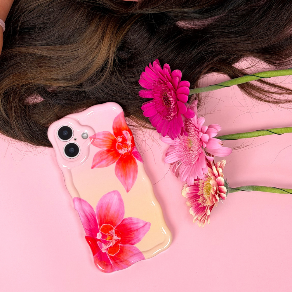 Wavy Phone Case - Orchid Sunset