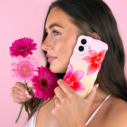 Wavy Phone Case - Orchid Sunset