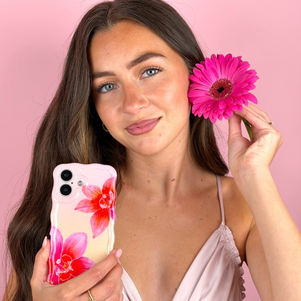Wavy Phone Case - Orchid Sunset