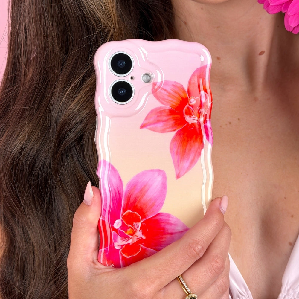 Wavy Phone Case - Orchid Sunset