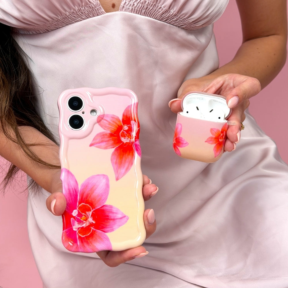 Wavy Phone Case - Orchid Sunset