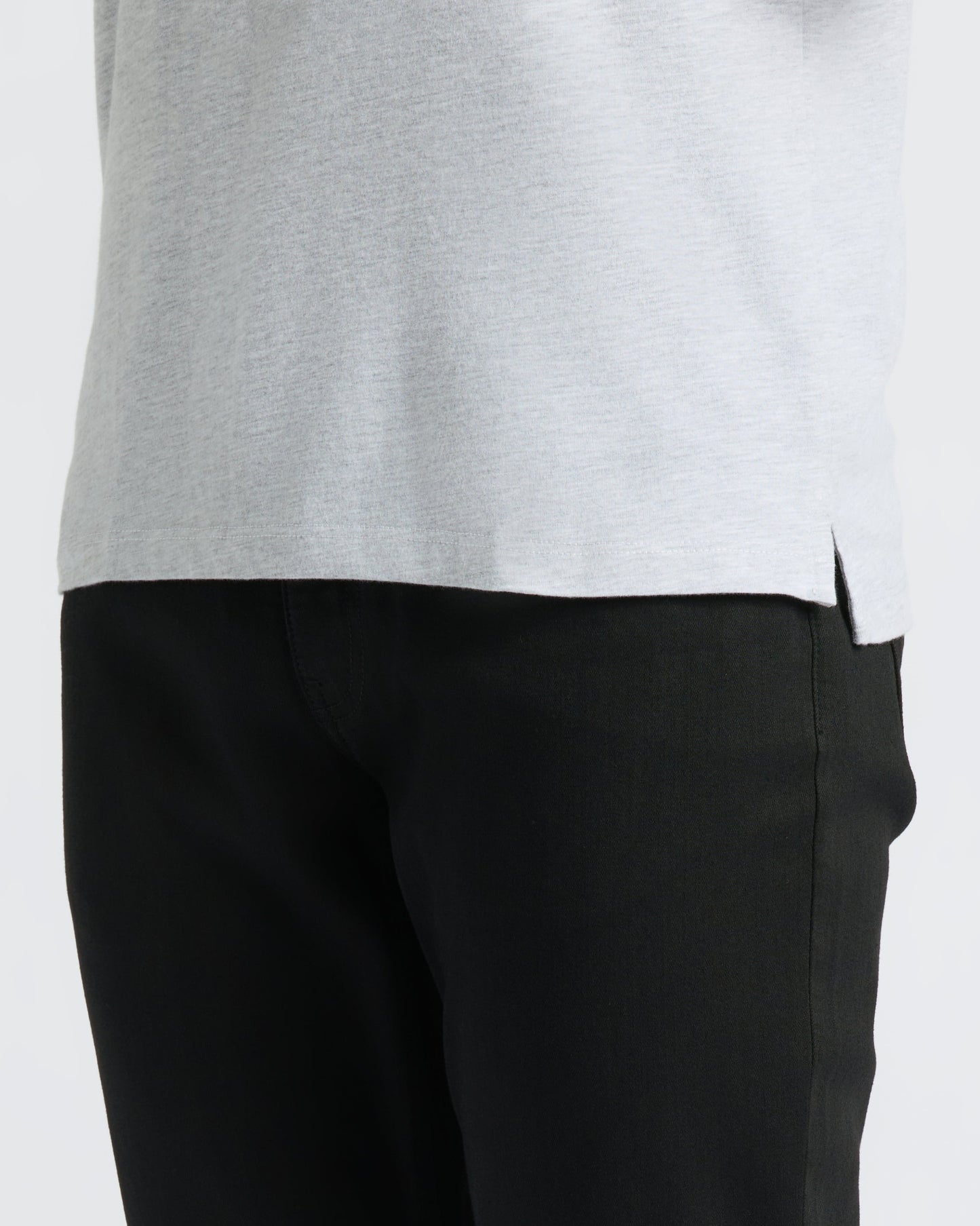 Light Heather Gray Classic Polo