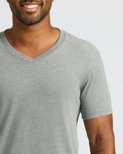 Heather Gray Classic V-Neck