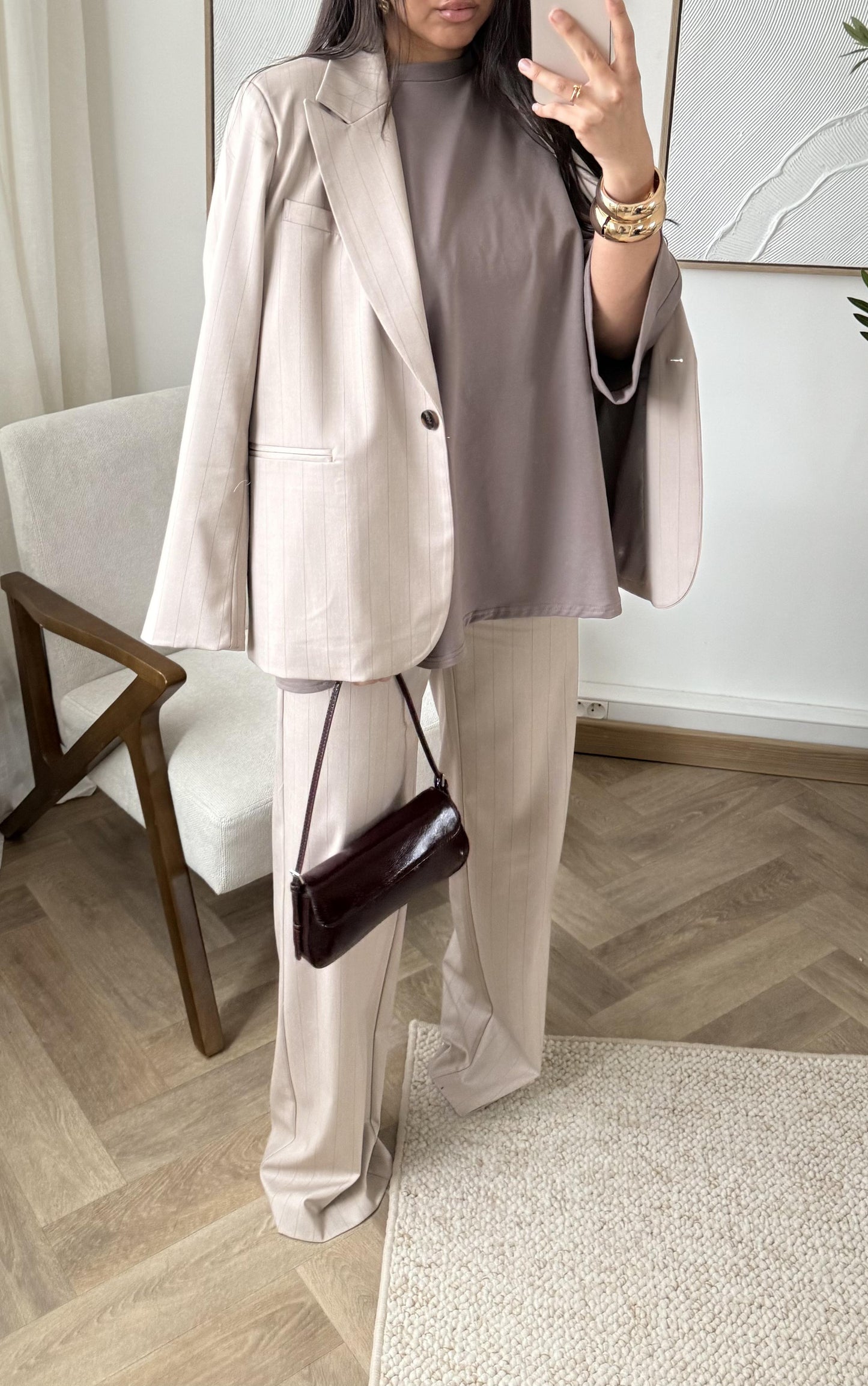 Pantalon P 2569 I Beige 1