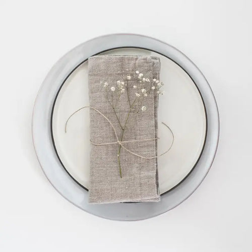 Natural Linen Napkins - Set of 2