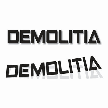 Demolitia Decal