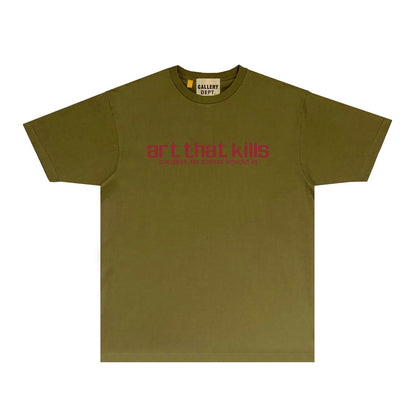 Gallery Dept T Shirt Retro Printed Loose Short-Sleeved Shirt