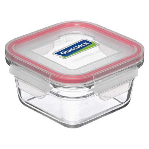 Glasslock Oven Safe Glass Food Container 1650ml Square | Freezer, Oven & Air Fryer Safe