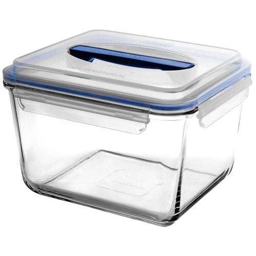 Glasslock Glass Food Storage Container with HANDLE 3700ml Rectangle | Freezer Safe