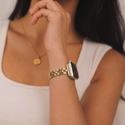 Square Gold Bracelet Apple Watch Strap