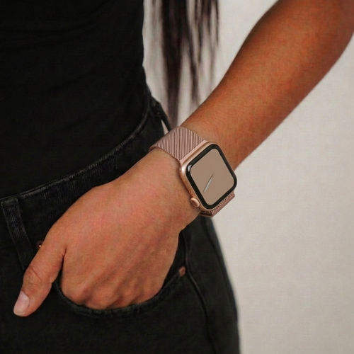 Magnetic Chain Apple Watch Strap - Powder Pink