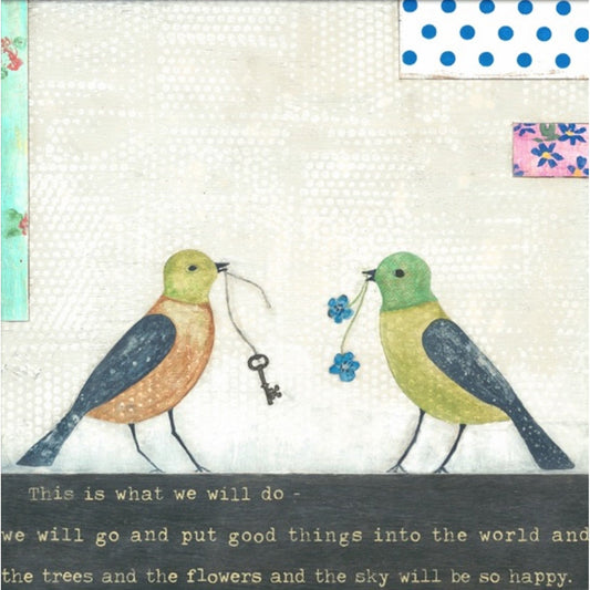 This Is What We Will Do Wood Art Print, 12x12