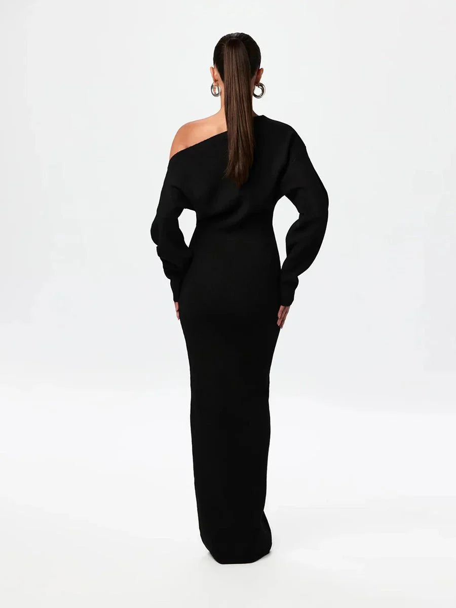 Stella Knitted Evening Dress: Knitted Elegance