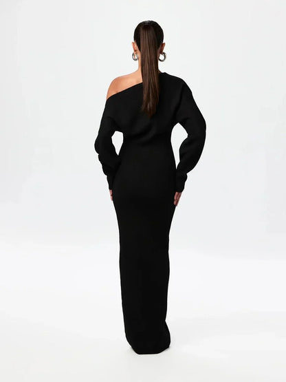 Stella Knitted Evening Dress: Knitted Elegance