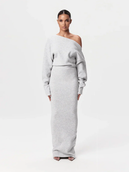 Stella Knitted Evening Dress: Knitted Elegance