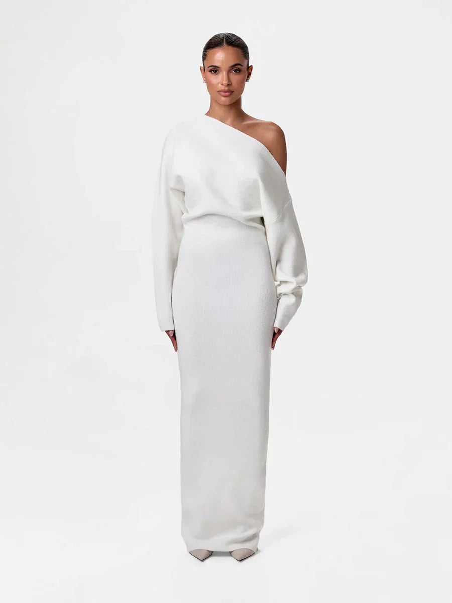 Stella Knitted Evening Dress: Knitted Elegance