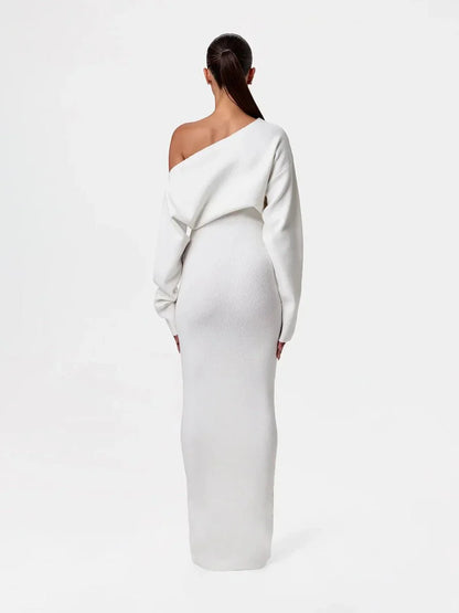 Stella Knitted Evening Dress: Knitted Elegance