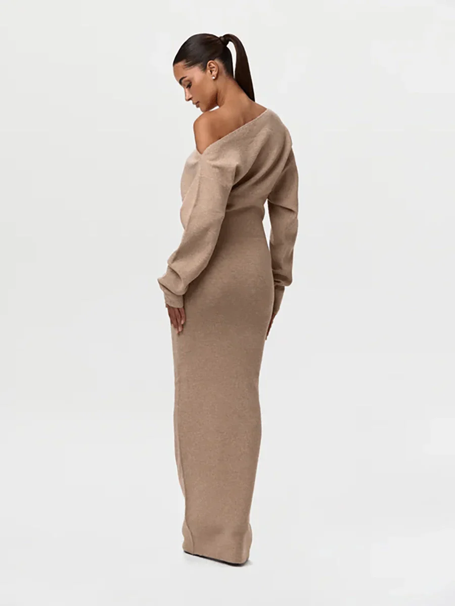 Stella Knitted Evening Dress: Knitted Elegance