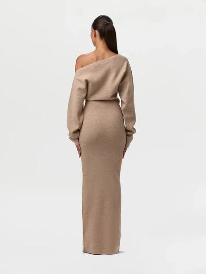 Stella Knitted Evening Dress: Knitted Elegance
