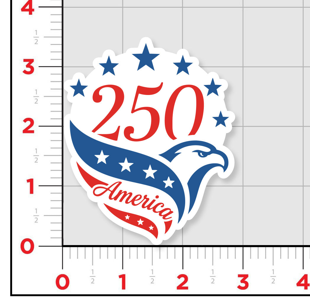 America: 250 Years Sticker