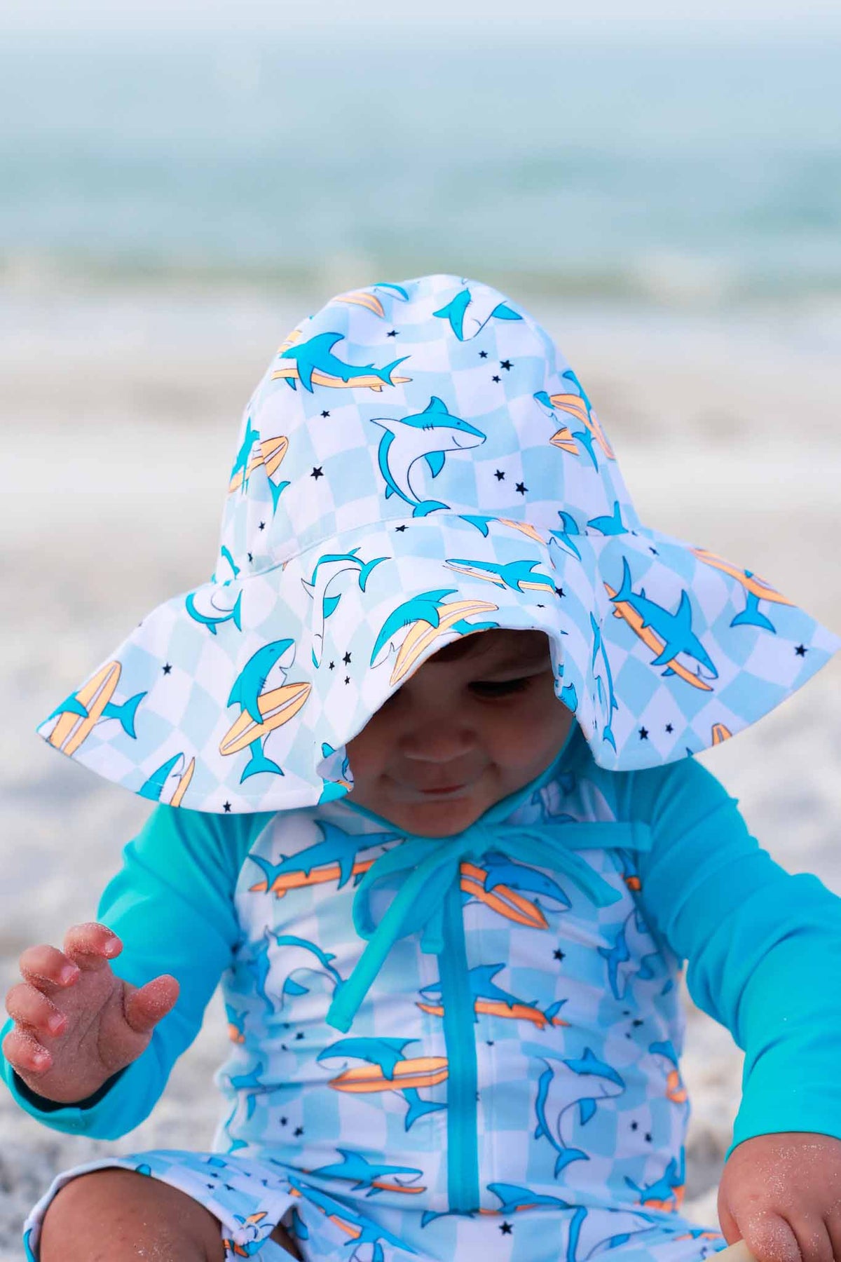 Printed Sun Hat | Totally Jawsome