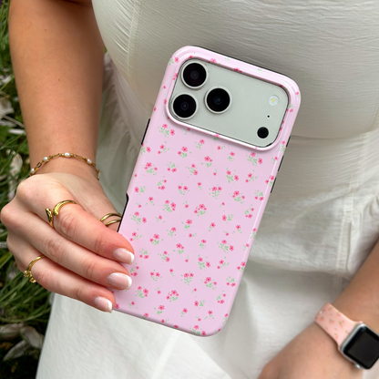 Tough Phone Case - Ditsy Floral Pink